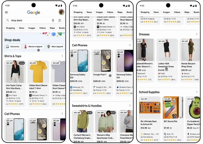 Google Shopping update