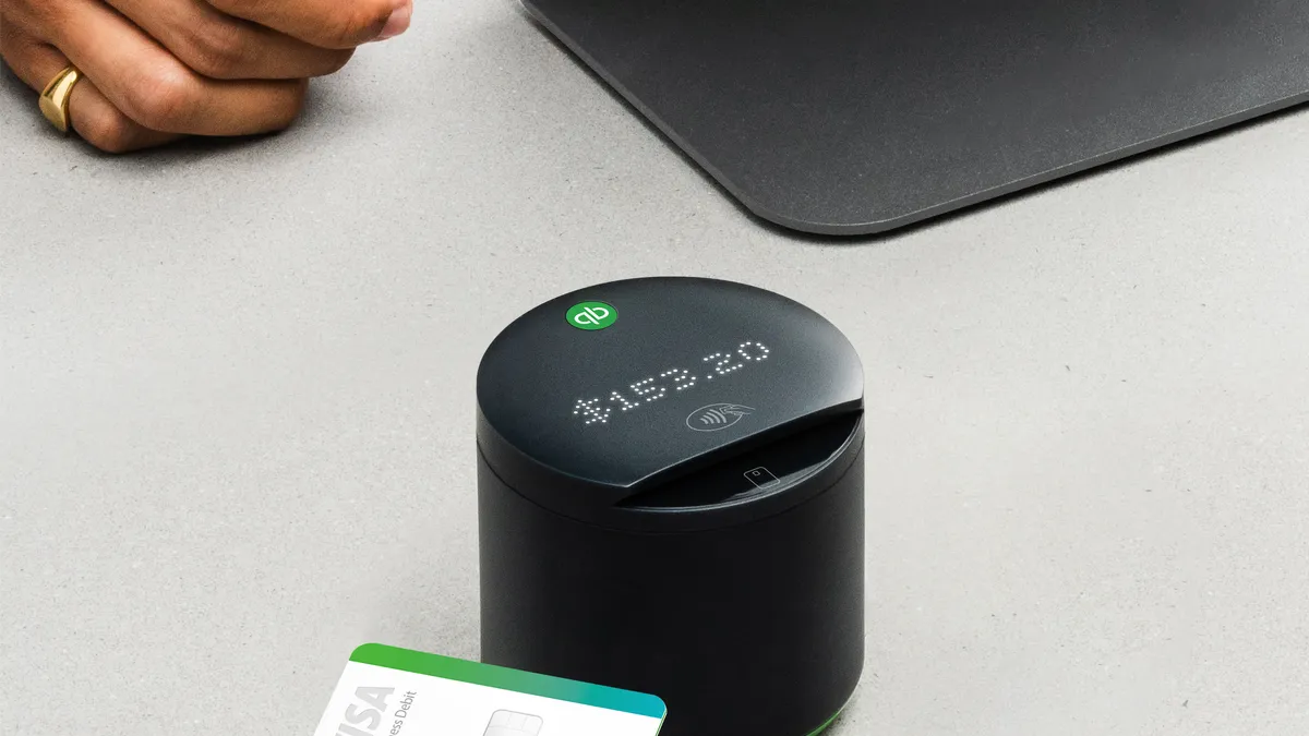 New point-of-sale payments hardware from Intuit's QuickBooks.