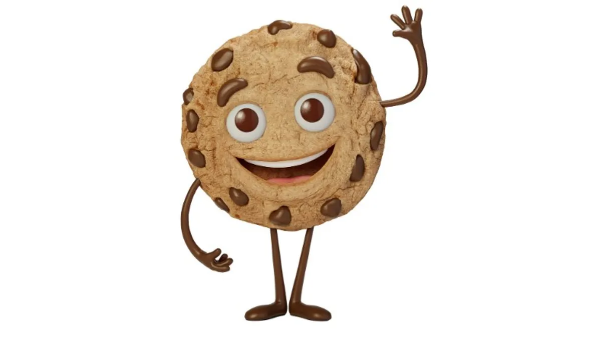 Chips Ahoy's brand mascot Chip, which the brand brought back in its marketing in a March 11 announcement