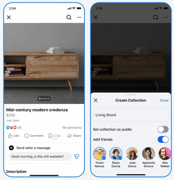 Facebook Marketplace updates