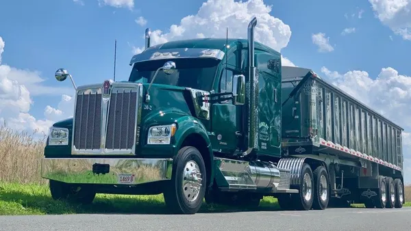 Goulet Trucking tractor and trailer