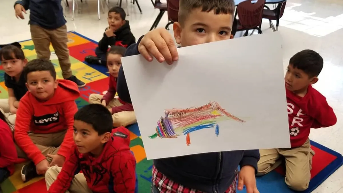 An elementary classroom in Arizona