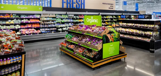 Walmart redesigned store experience in grocery.