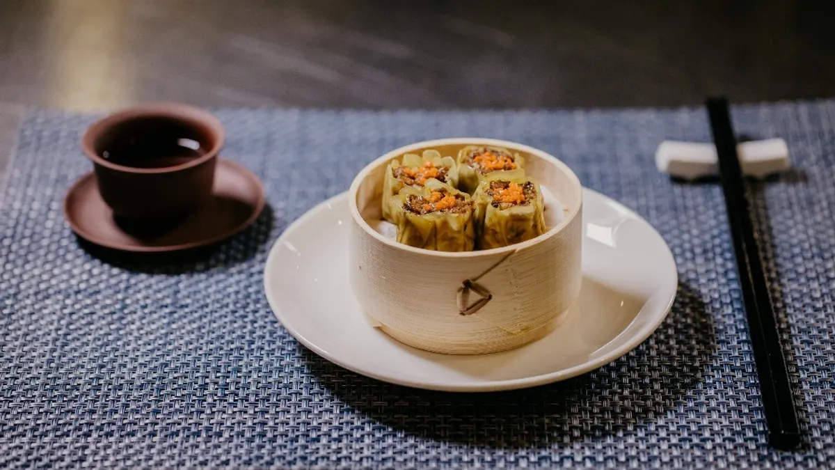 Shiok Meats made cell-based shrimp for these dumplings.
