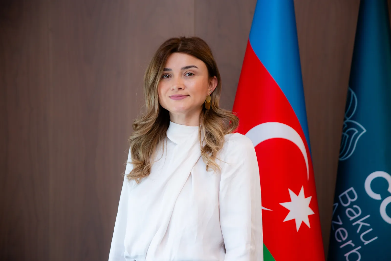 A headshot of COP29 Chief Operating Officer Narmin Jarchalova