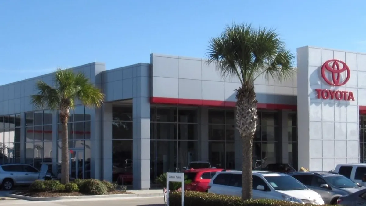 A U.S. Toyota dealership