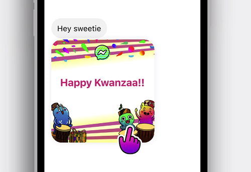 Messenger Kids christmas