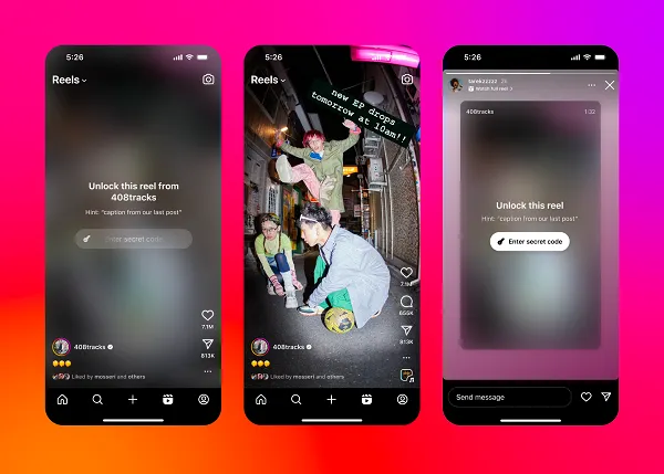 Instagram Launches First Official Use of Unlockable Reels