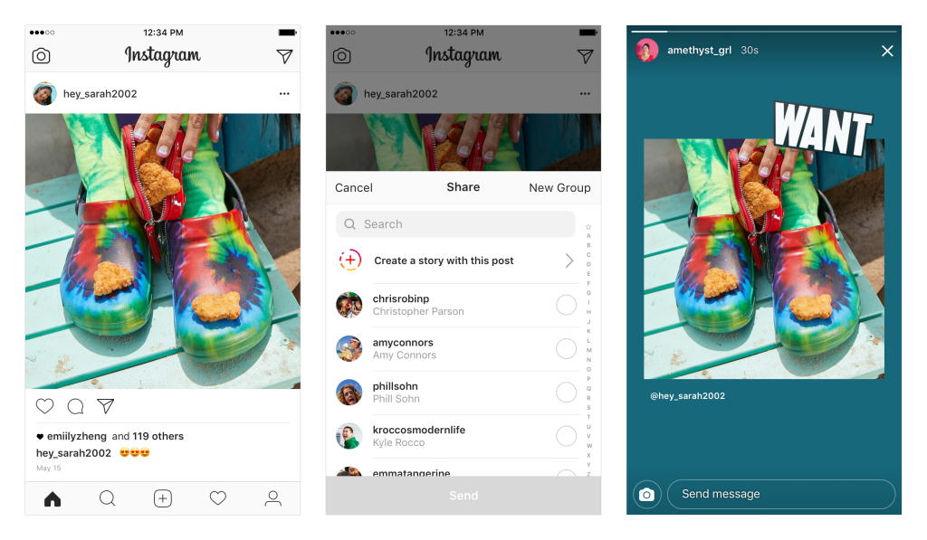 Instagram Officially Launches Ability to Re-Share User Posts in Stories | Social Media Today