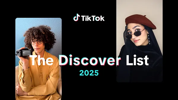 TikTok Highlights Rising Stars in 2025 ‘Discover List’