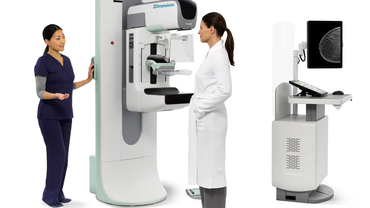 Hologic's 3Dimensions mammography system.