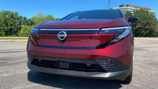 A 2026 Nissan Leaf Platinum+ FWD.