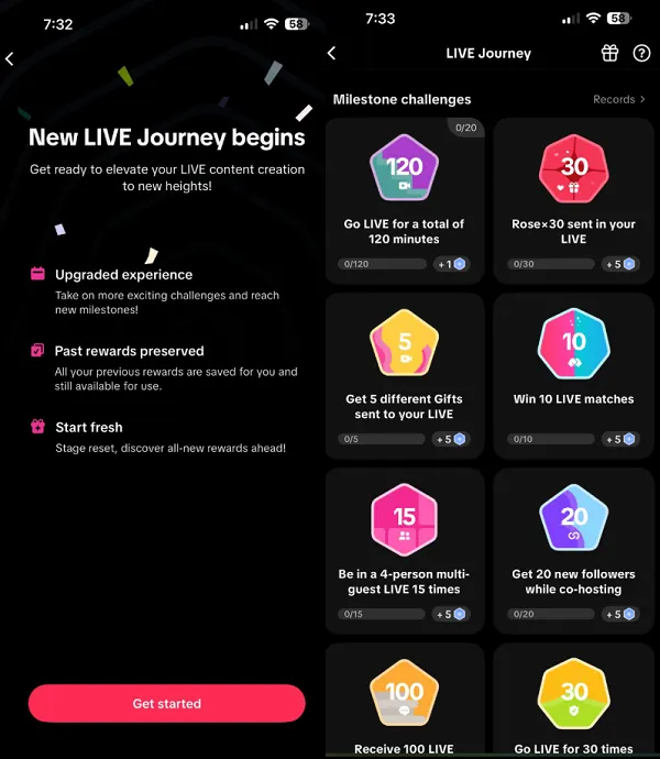 TikTok LIVE Journey