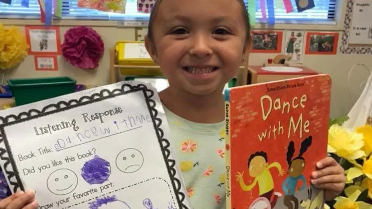 Reader in San Luis Obispo School District, California.