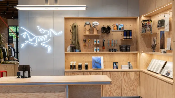 Arc'teryx store focused on climbing.