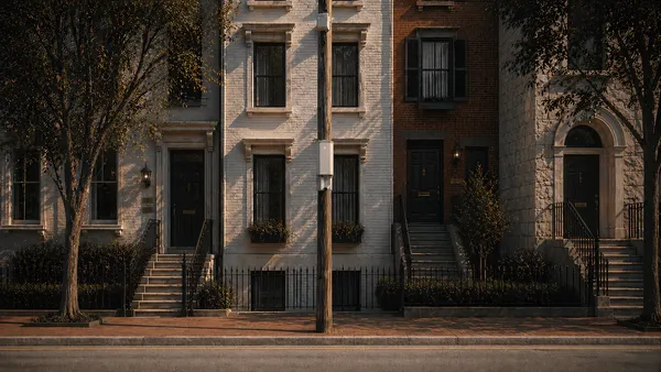 A rendering of the Voltpost Air charger retrofitted onto a utility pole.