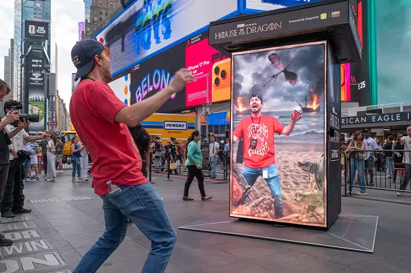 Snapchat launches ‘House of the Dragon’ AR ad in New York City