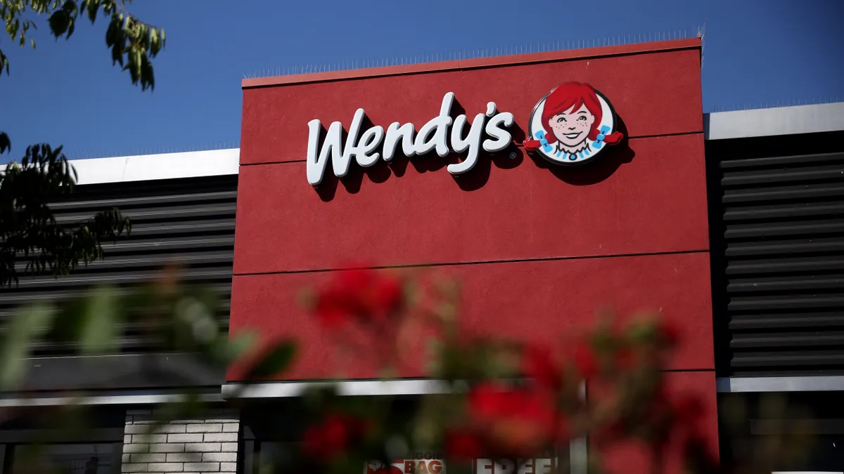 A view of a Wendy's restaurant on May 12, 2021 in Pinole, California.