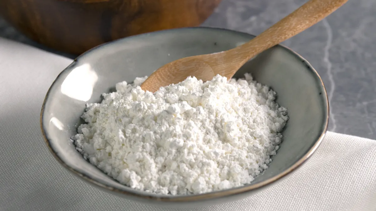 Animal-free casein protein made by Change Foods.