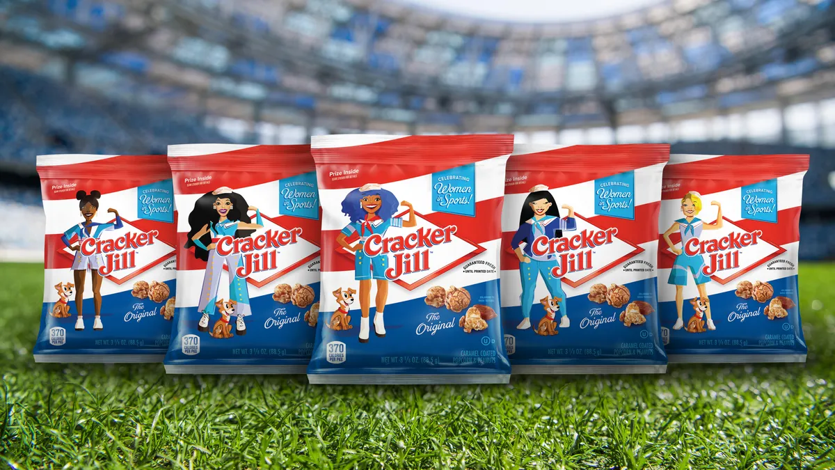 Cracker Jack ushers in a new ballgame with Cracker Jill packaging