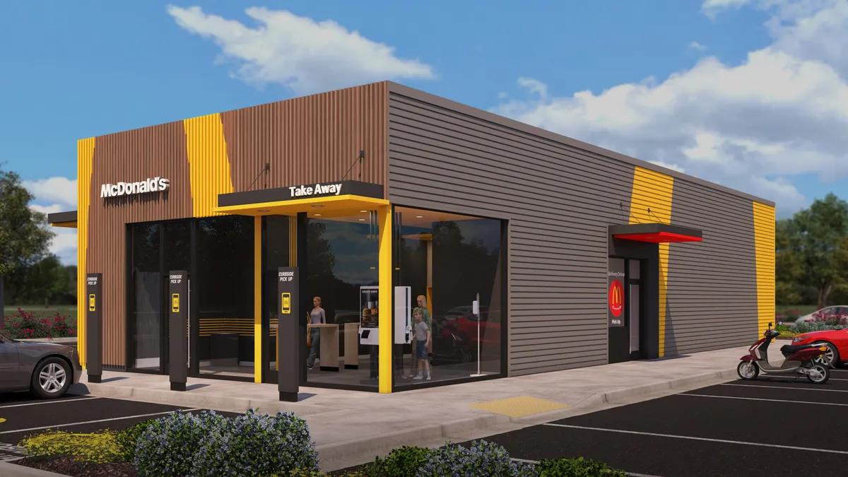 McDonald's new store concept, off-premise