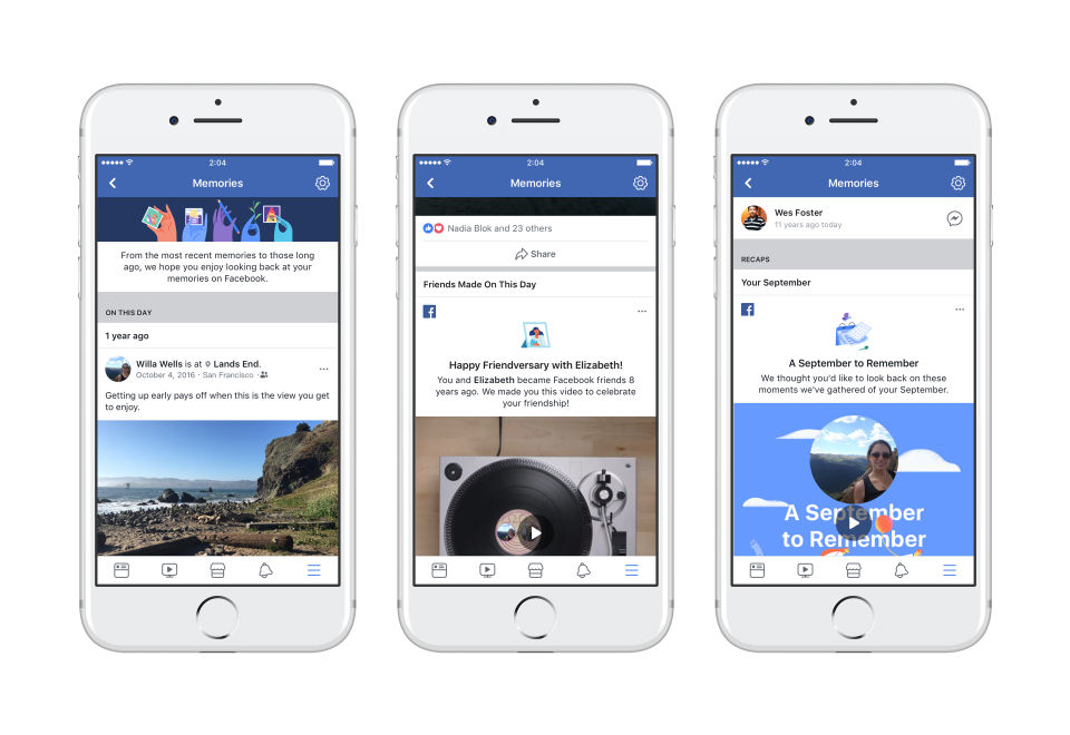 Facebook Adds New 'Memories' Section to Remind Users of the Good Times | Social Media Today