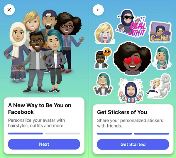 Facebook avatars