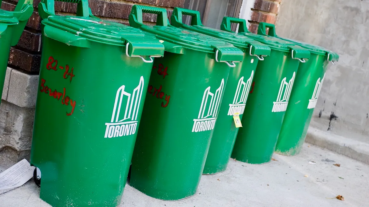 Green bins in Toronto