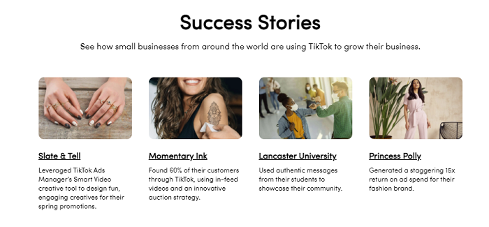 TikTok Small Business Resource Center