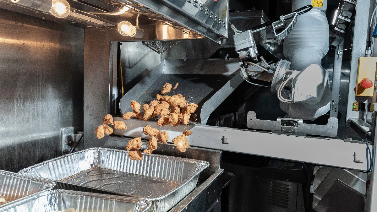 Buffalo Wild Wings is testing Miso Robotics' robotic chicken fryer, Flippy Wings.