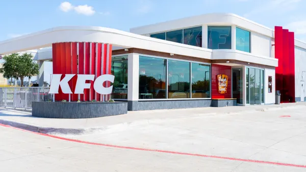 An image of the exterior of KFC's experimental Open House unit