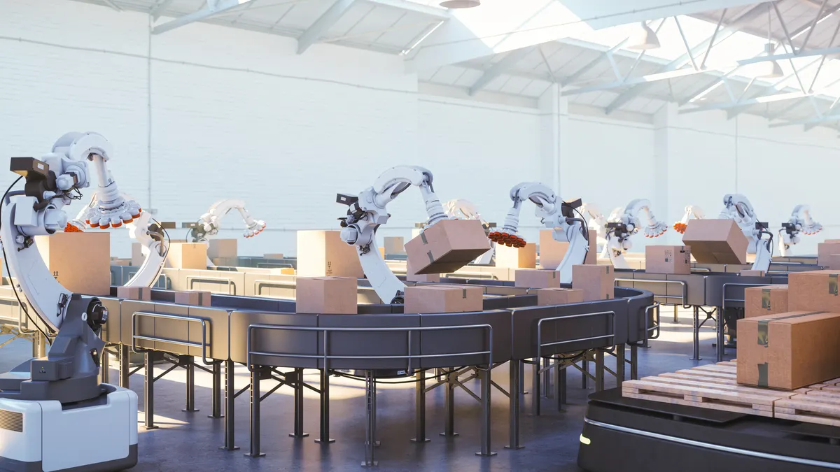 AI robotics packaging food beverage