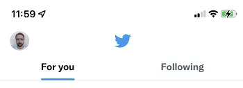 Twitter swipeable feeds