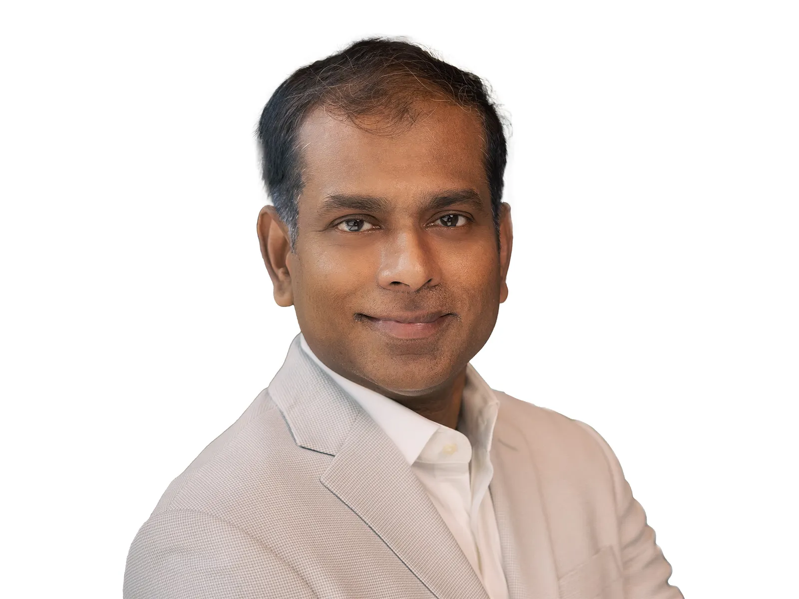 a headshot of executive Naveen Manga