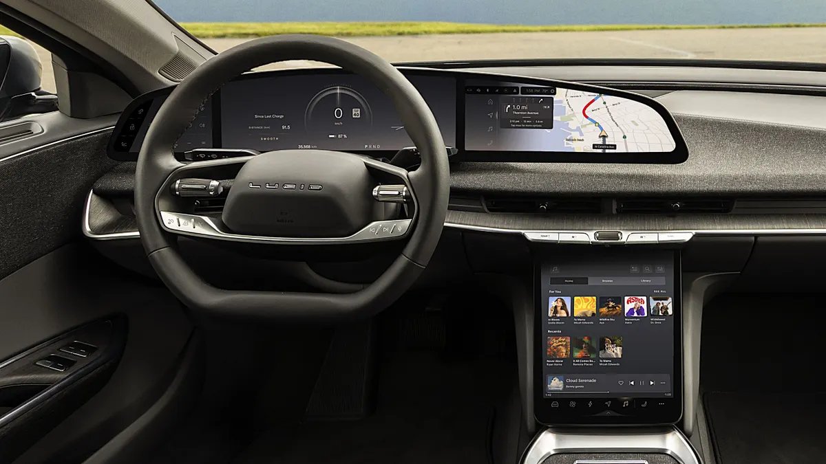 Inside a Lucid Air with UX 3.0