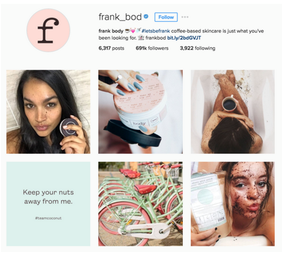 Frank Body Leverages User-Generated Content