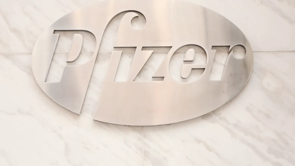 Pfizer sign