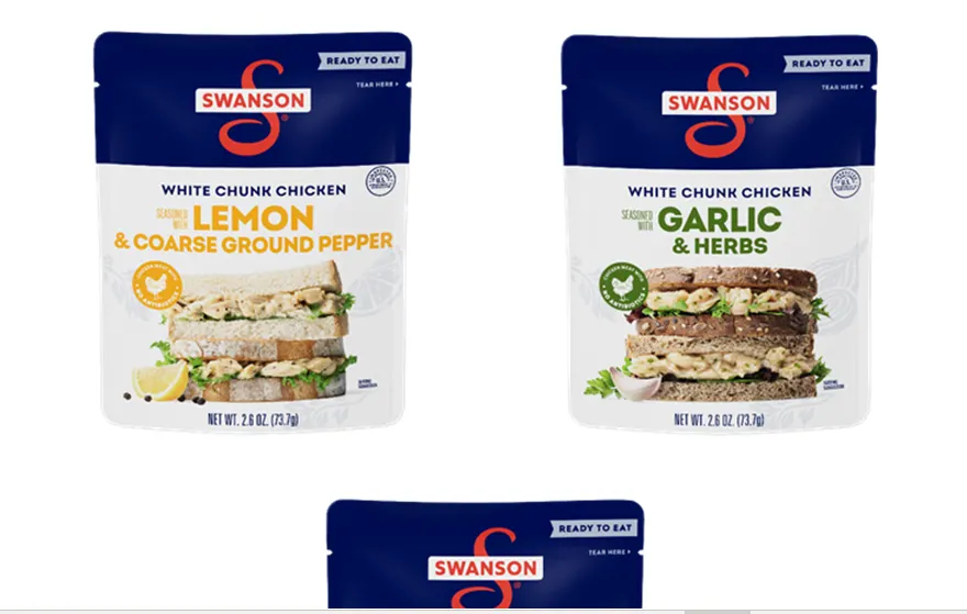swanson, campbell soup, chicken