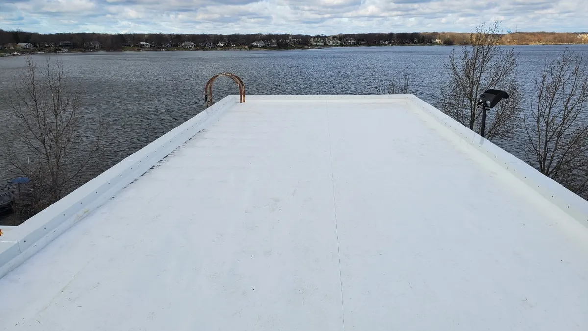 Kraft Heinz installed roofing made of material from recycled plastic film on its Holland, Michigan factory in late 2020.