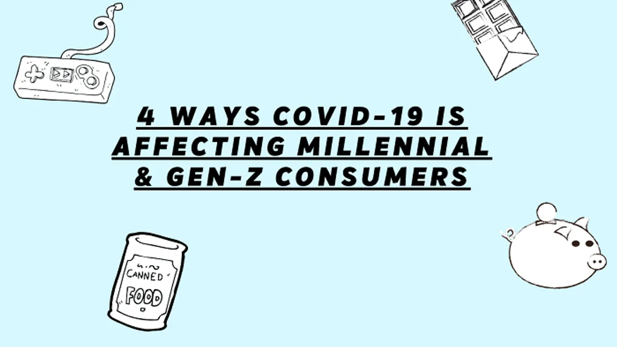 4 Ways COVID-19 is Affecting Millennial and Gen Z Consumers infographic
