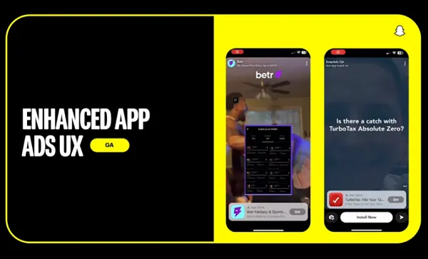 Snap ad improvements
