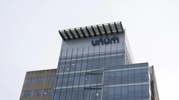 An Unum Group office in Worcester, Massachusetts, on Nov. 8, 2023.
