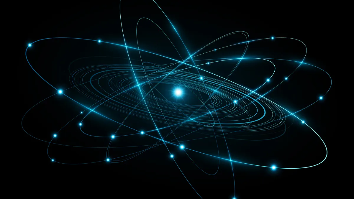 Quantum physics atom