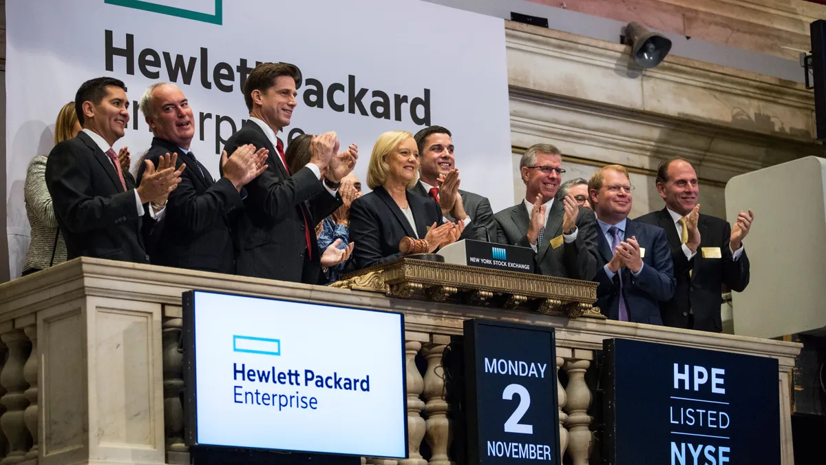 HPE NYSE opening