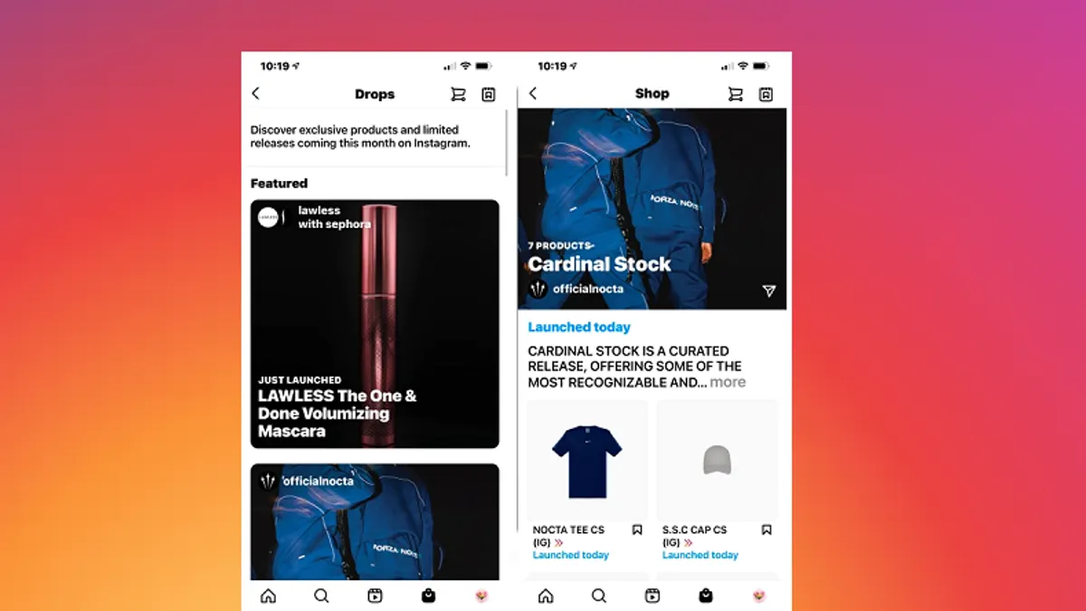 Instagram Drops