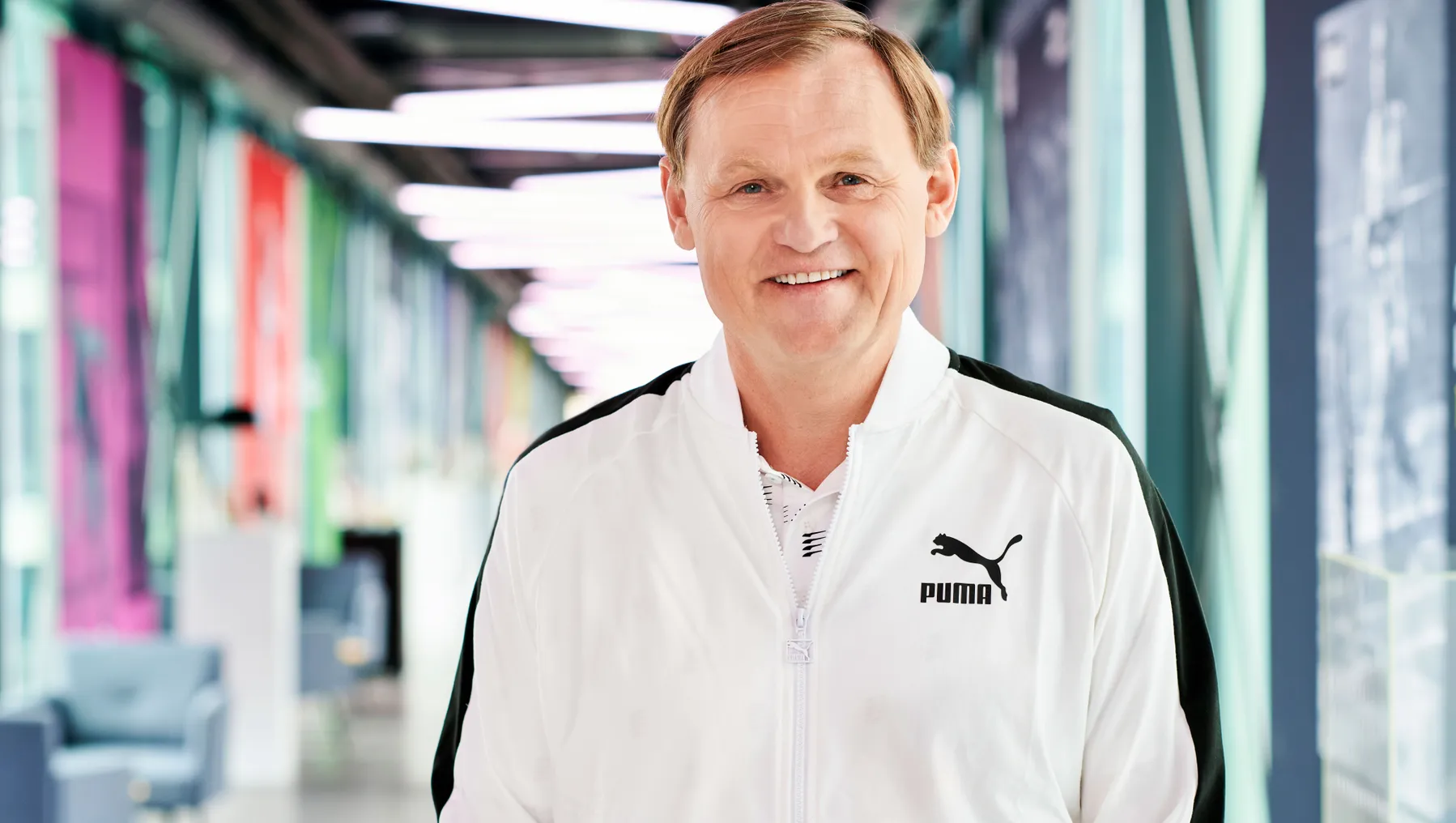 A headshot of Puma CEO Bjørn Gulden.