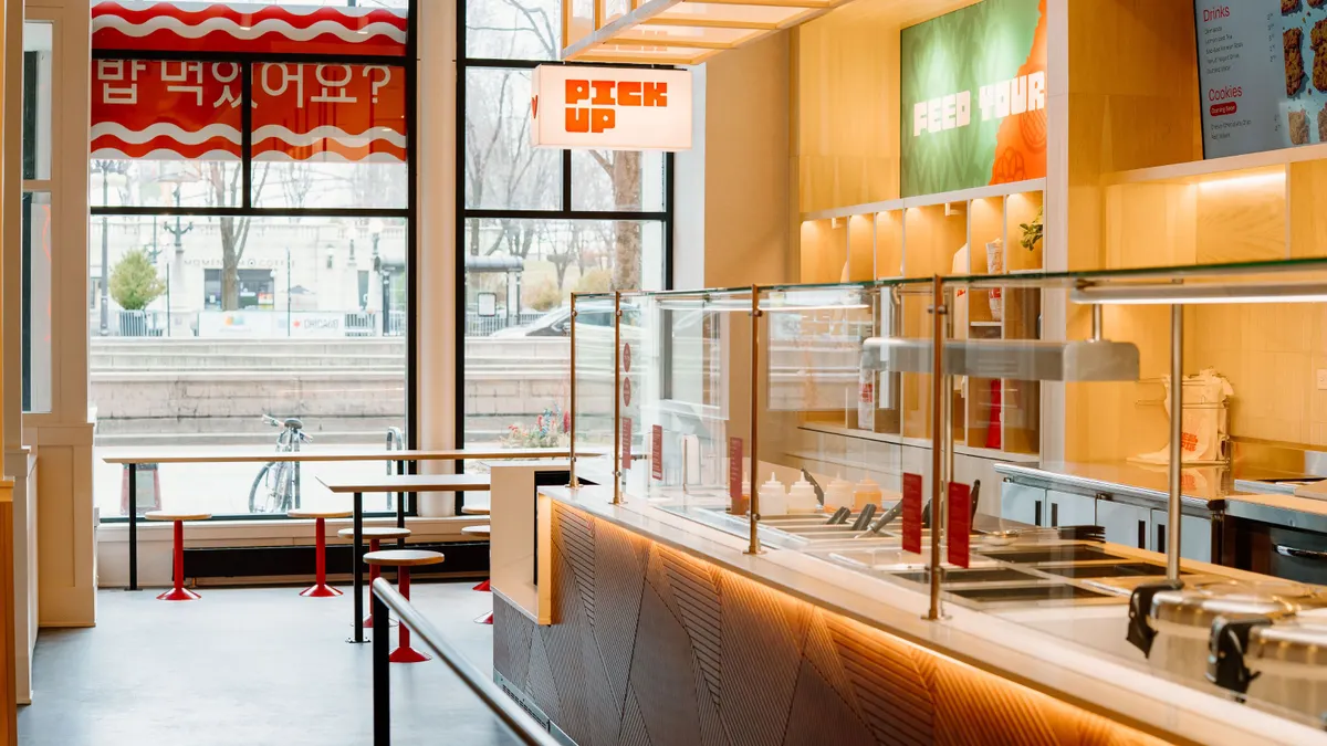 The interior of SeoulSpice's first restaurant in Chicago.