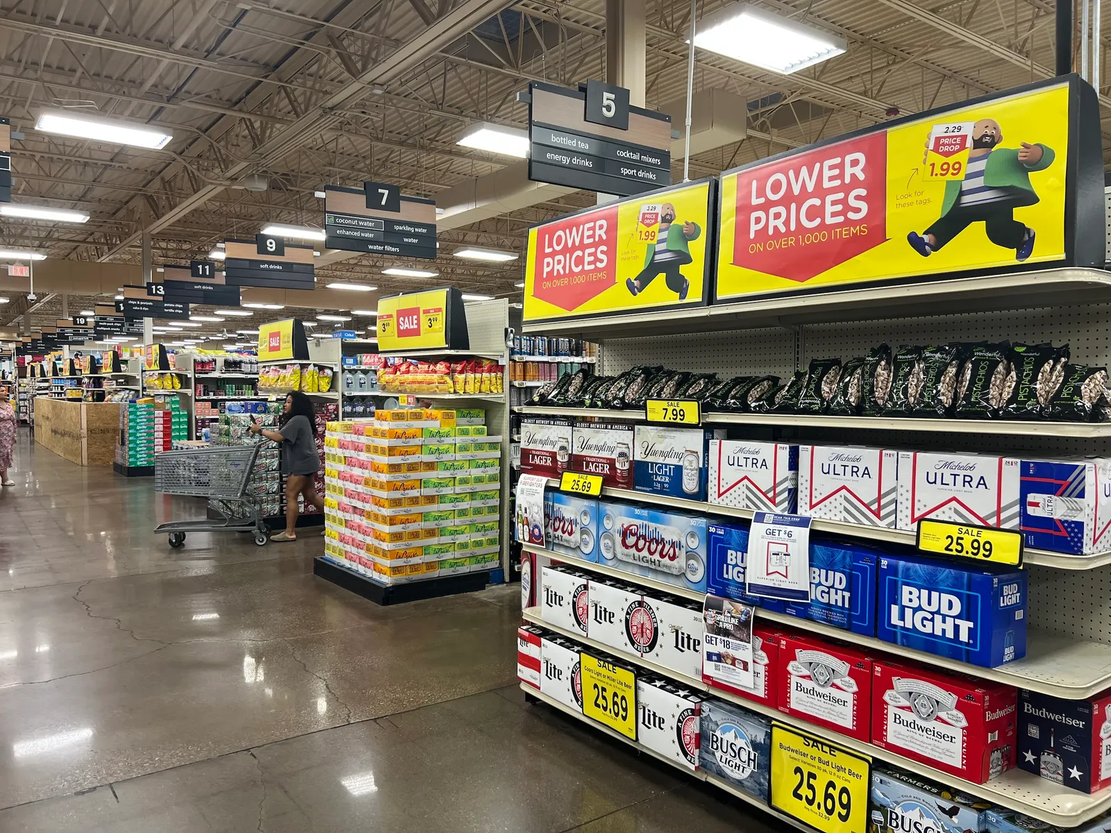 Inside a Kroger store in Louisville, Kentucky