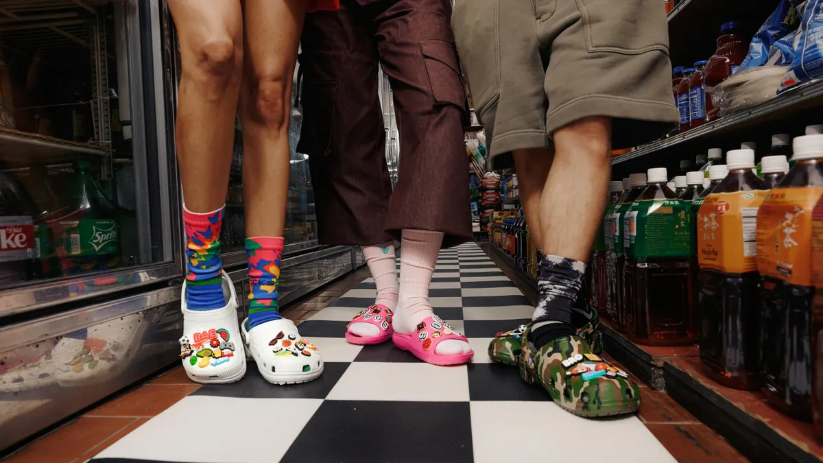 Crocs' socks line