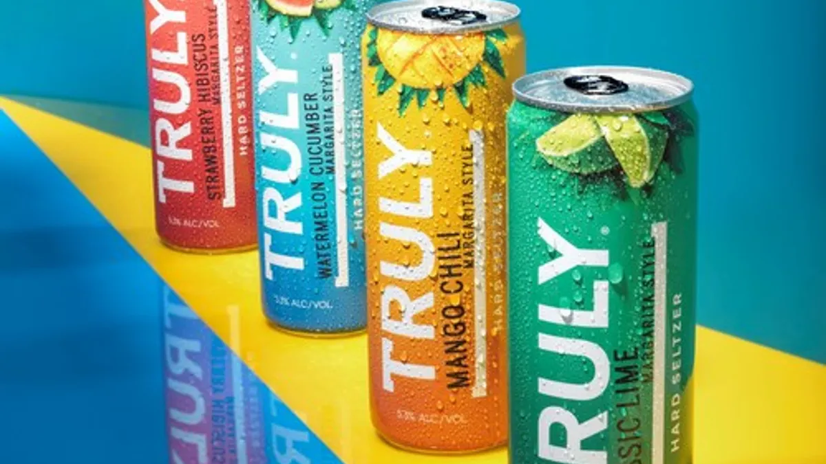 Truly margarita hard seltzer